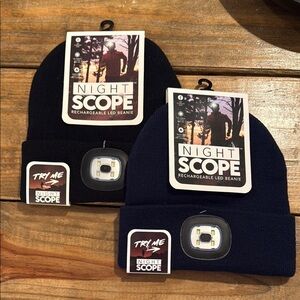 Night Scope Rechargeable LED Beanie Set